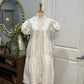 Womens Mable White Dress Size Large