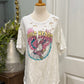Womens Blue Buttercup Tshirt Size Large