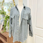 Womens Fantastic Fawn Corduroy Shacket Small EUC
