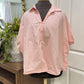 Womens BiBi Button Down Blouse Large EUC