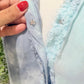 Womens Easel Tie Dye Peplum Tunic M/L EUC