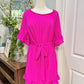Womens Spink Hot Pink Romper 1XL EUC