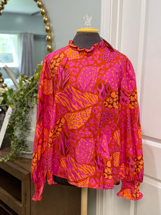 Womens Fantastic Fawn Blouse Small NWT