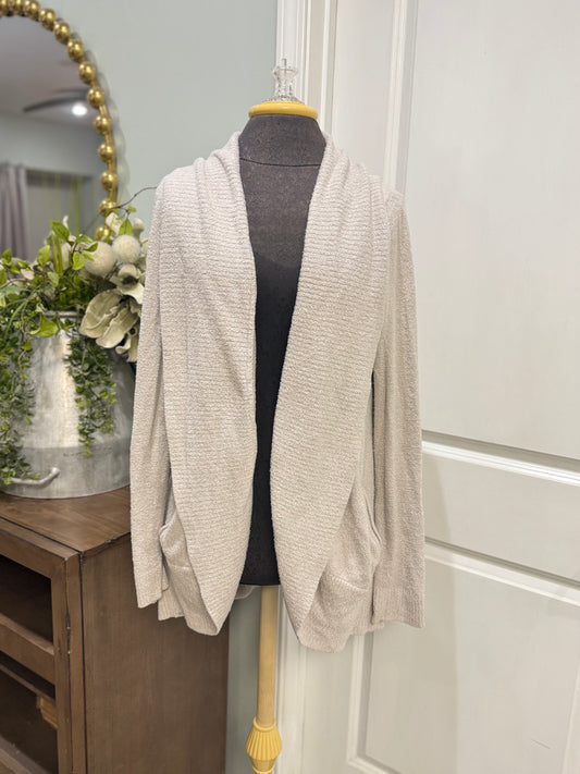 Womens Barefoot Dreams Cardigan Size Large EUC