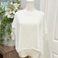 Womens White Cropped Athletic Top Large NWOT