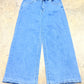 Womens Pull On Wide Leg Jeans Size 14 EUC