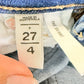 Womens Loft Fringe Skinny Jeans Size 4 EUC