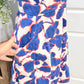 Womens Denim Floral Dress Size 10 EUC