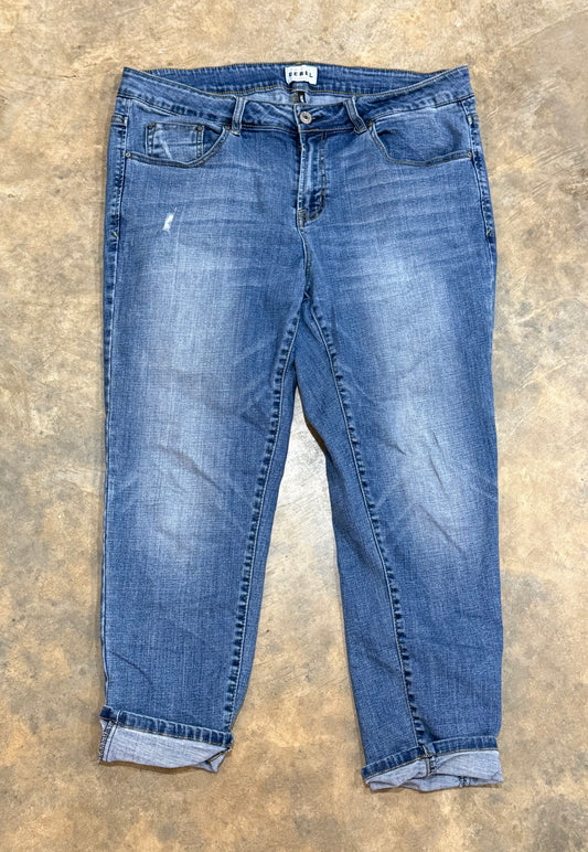 Womens Rebel Denim Jeans Size 16W