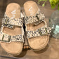 Womens Very G Leopard Sandals Size 8.5