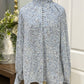 Womens Vine & Love Leopard Blouse Large