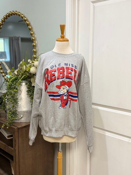 Womens Ole Miss Sweatshirt Size Large