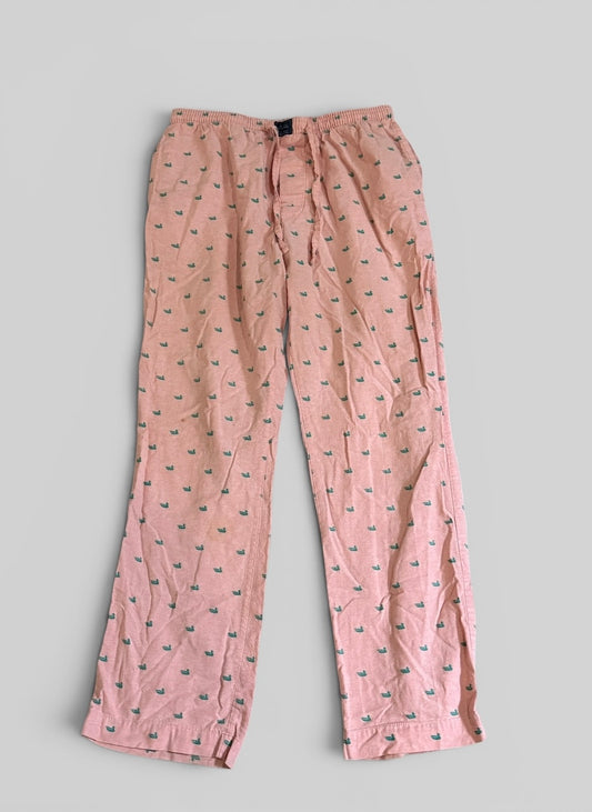 Mens Southern Marsh Peach Pajama Pants Size XS GUC