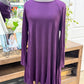 Womens Plum Dress Medium EUC