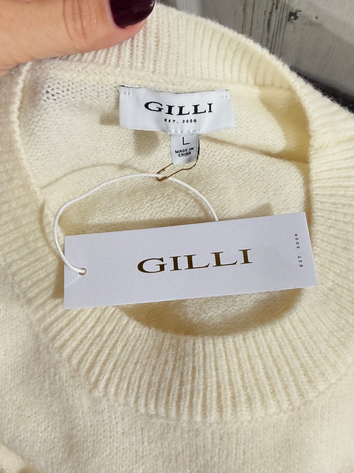 Womens Gilli Sweater Dress Large NWT