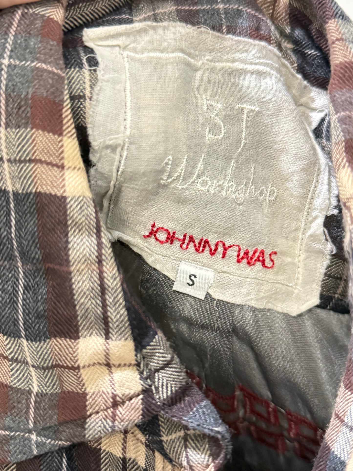 Womens Johnny Was Flannel Button Down Small EUC