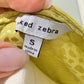Womens Naked Zebra Leopard Tank Small EUC