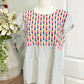 Womens Savanna Jane Embroidered Blouse Large EUC