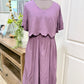 Womens Piper & Scoot Plum Dress Large EUC