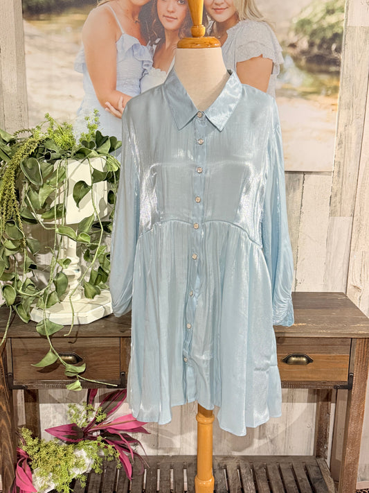 Womens Umgee Babydoll Tunic XL EUC