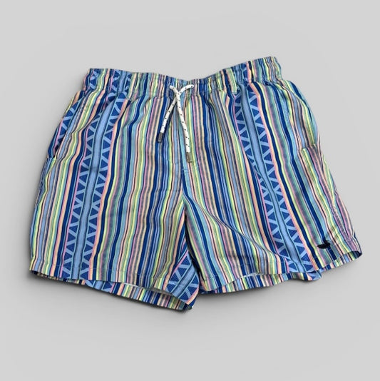 Mens Southern Marsh Stripe Swim Trunks XS