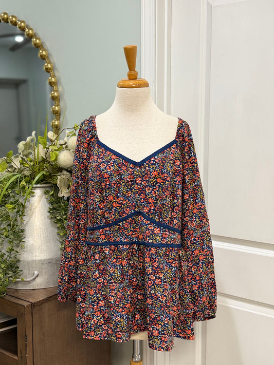 Womens Bloomchic Floral Blouse Size 18/20
