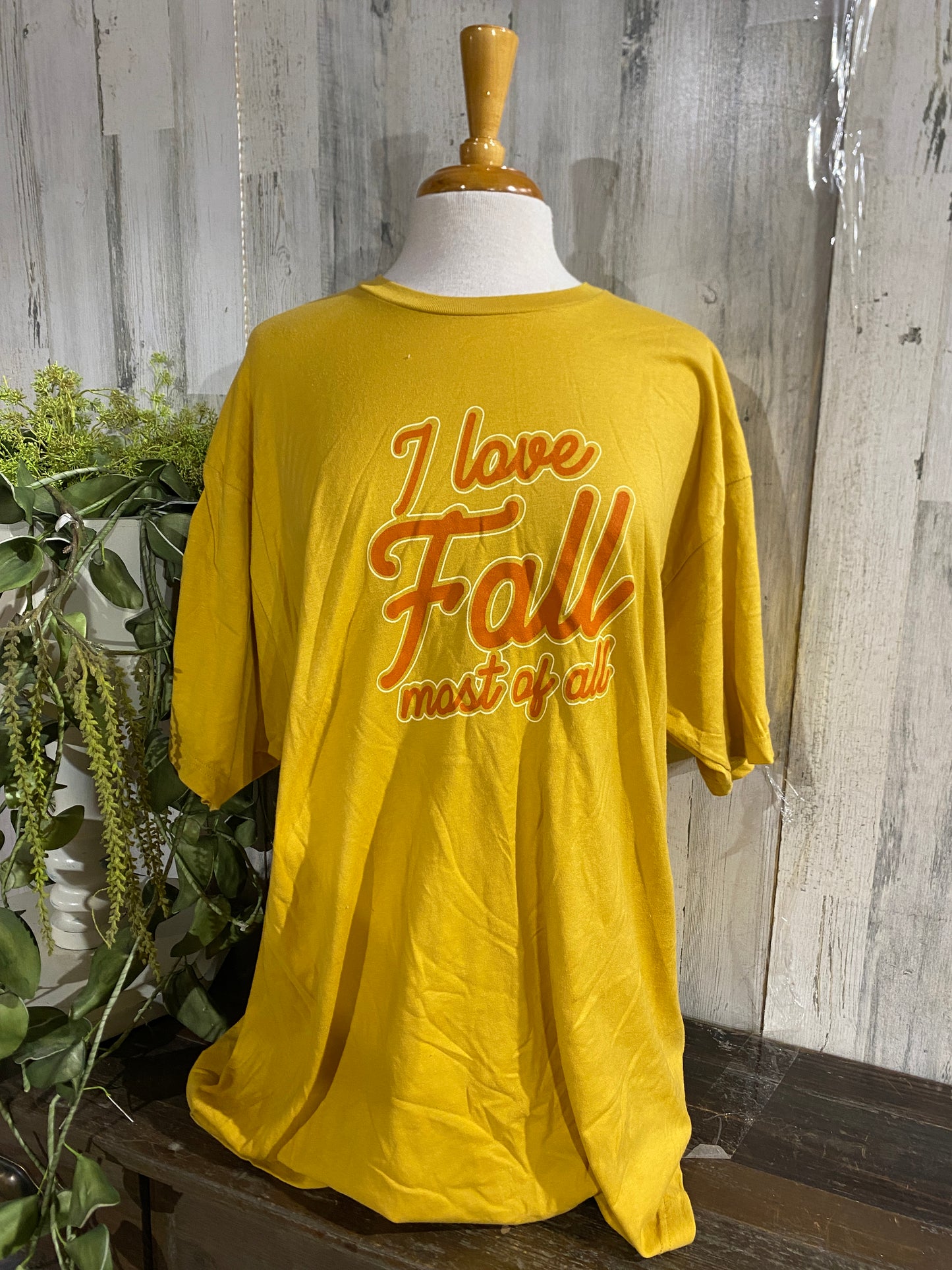 Womens NWT I Love Fall Tshirt 2XLarge