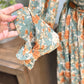 Womens Green Floral Maxi Dress XL & 2XL EUC