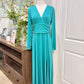 Womens Anrabess Green Maxi Dress Large NWT