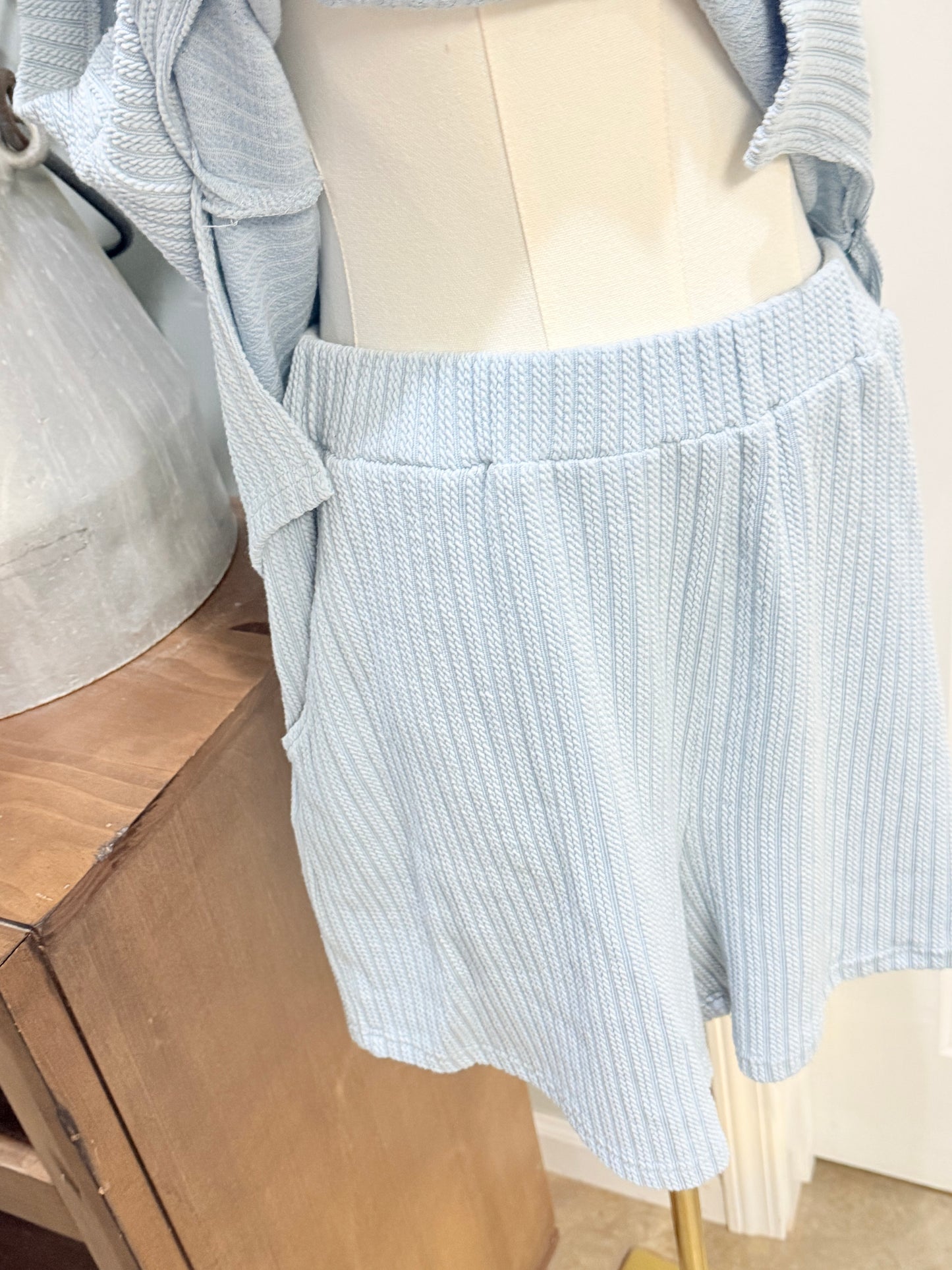 Womens Jodifl 2pc Knit Short Set Large EUC