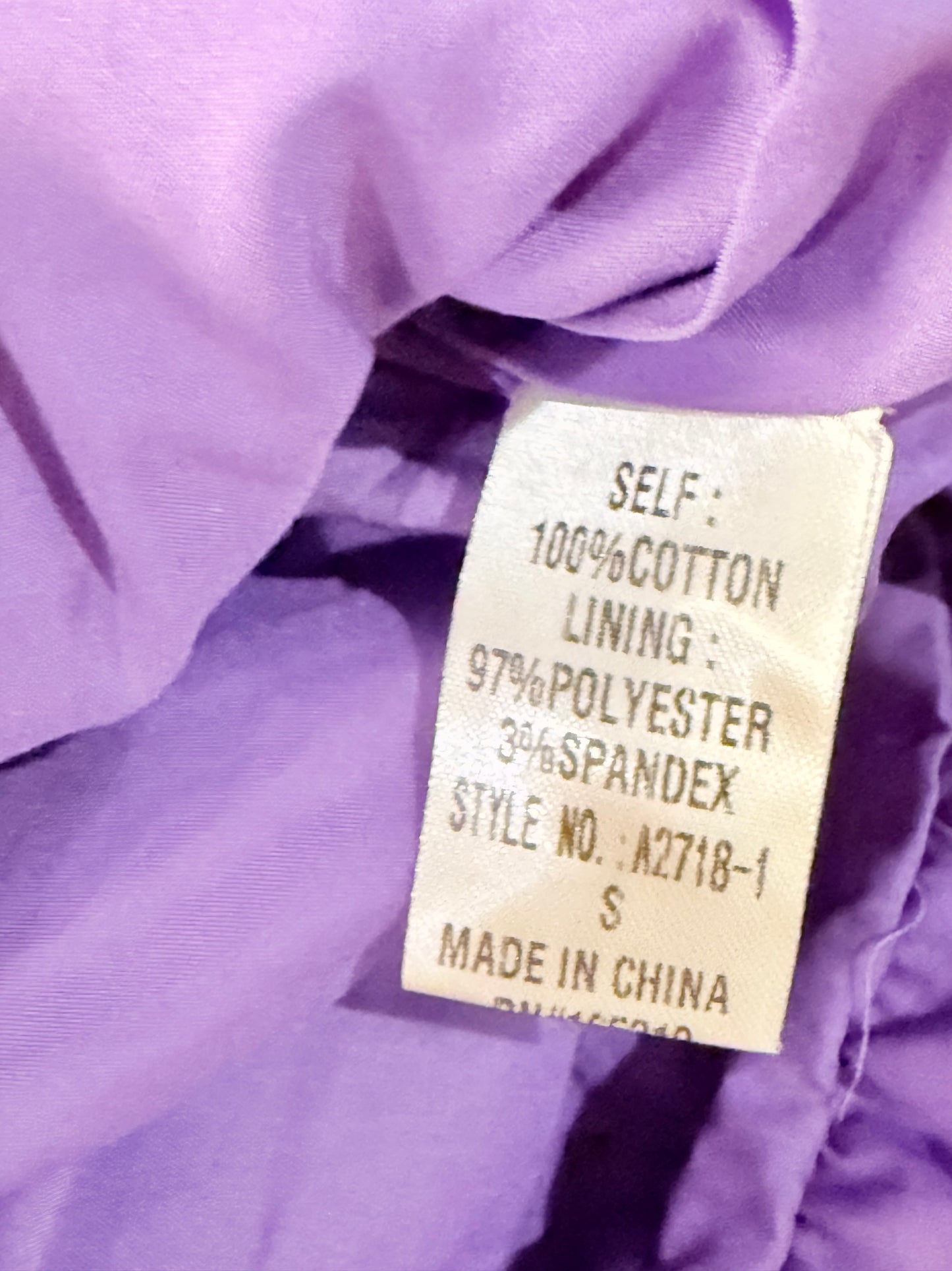 Womens Day+Moon Purple Bubble Skirt Small NWT