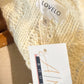 Women Lovelo Knit Sweater 1XL NWT