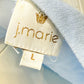 Womens J. Marie Blue Knee Length Dress Large EUC