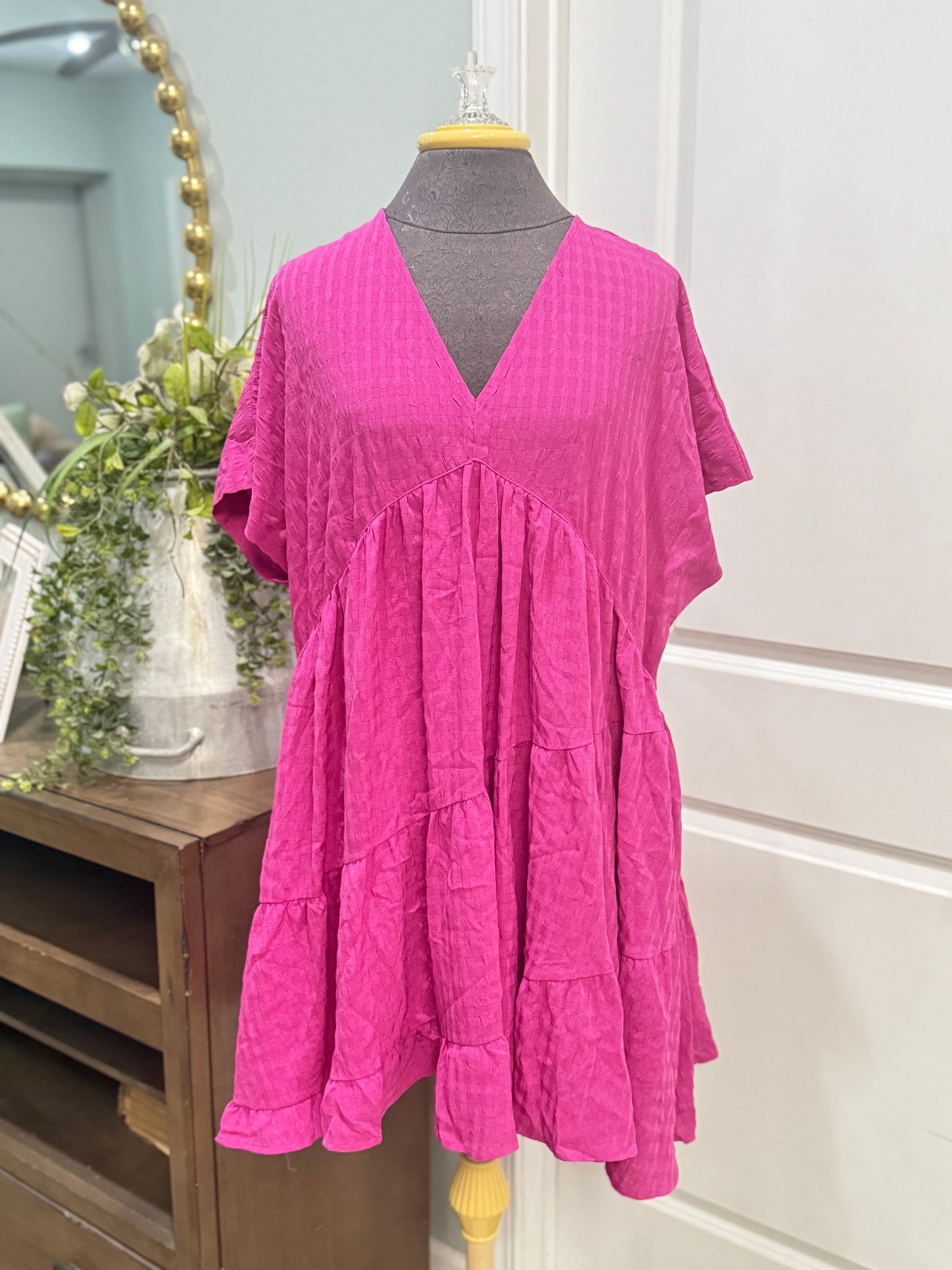 Womens Entro Tiered Dress XL EUC
