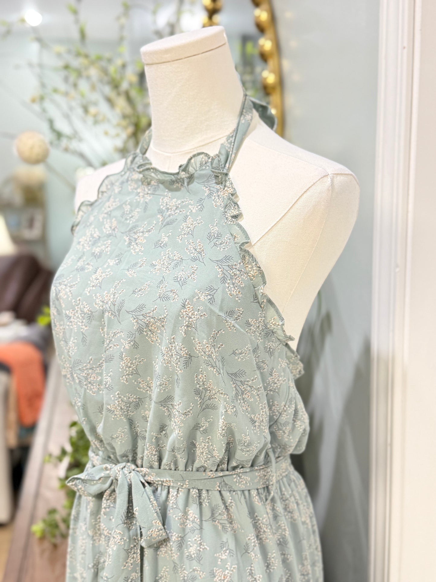 Womens She+Sky Floral Dress Small EUC