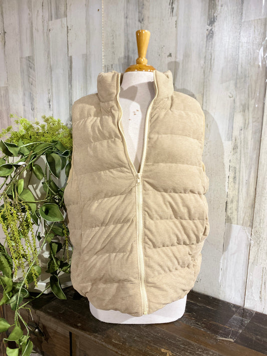 Womens Corduroy Vest Large/XLarge