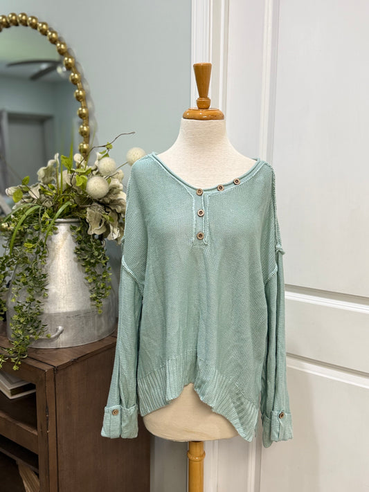 Womens Wonderly Knit Blouse Size Large