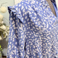 Womens Hawthrone Blue Leopard Dress Medium EUC