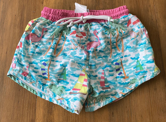 Boys Little Lamb & Co Swim Trunks Sz 4T