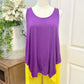 Womens Umgee Purple & Yellow Tank Small EUC