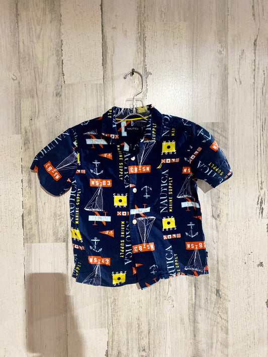 Boys Nautica Button Up Sz 5