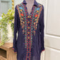 Womens Johnny WasNavy  Dress/Tunic Size Medium EUC