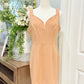 Womens NikiBiki Stone Nude Dress Large EUC