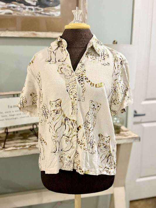 Womens Jane+Delaney Blouse Small