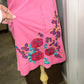Womens Johnny Was Tshirt Embroidered Dress Large Retails $255