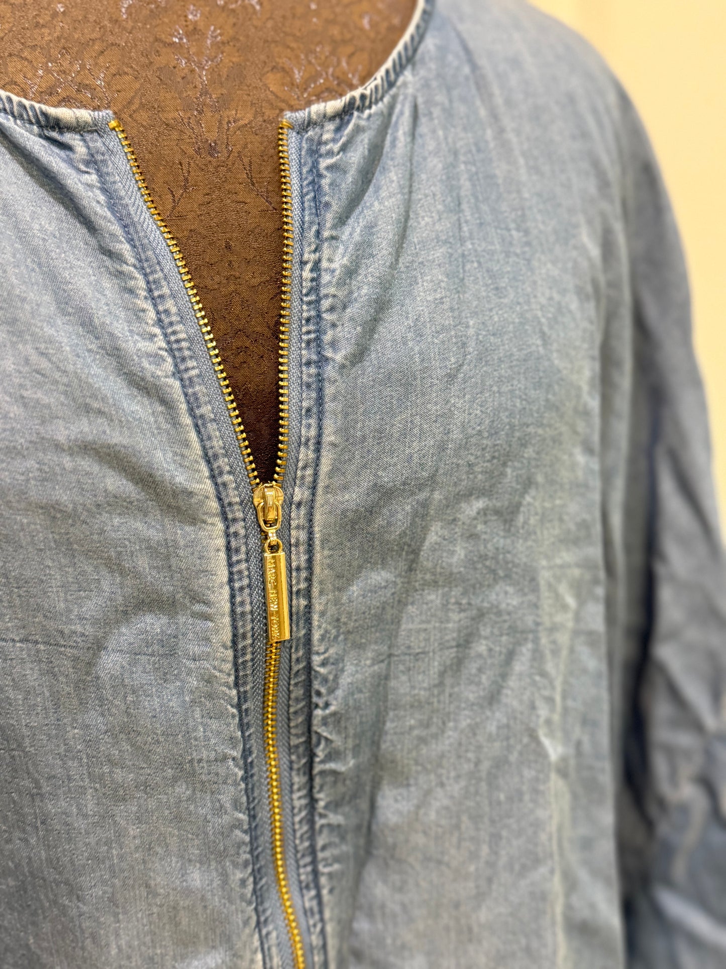 Womens Marc New York Denim Blouse 3X EUC