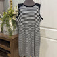 Womens Wonderly Striped Dress XXL