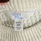 Womens Cream Knit Sweater XXL EUC