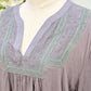 Womens Suzanne Betro Blouse 1X EUC