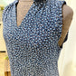 Womens Michael Kors Navy Sleeveless Dress Medium EUC
